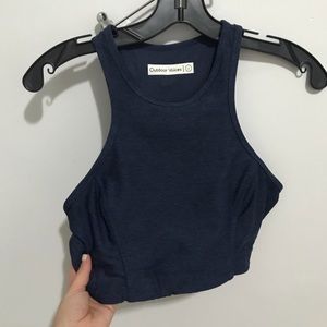 Outdoor voices Athena crop in navy